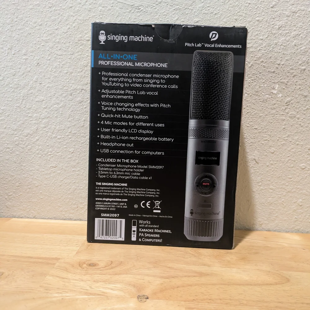All-In-One Professional Microphone - Black